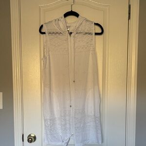 Dotti White Sleeveless Coverup